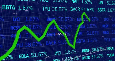 Dynamic Financial Data Visualization with Rising Graphs