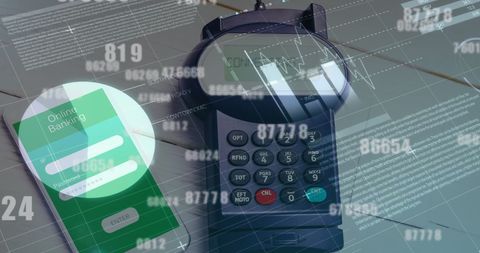 Financial Data Integration on Smartphone and Calculator - Download Free Stock Images Pikwizard.com
