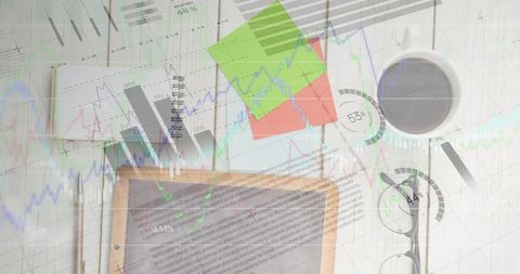 Financial Data Analysis with Digital Tablet and Reports - Download Free Stock Images Pikwizard.com