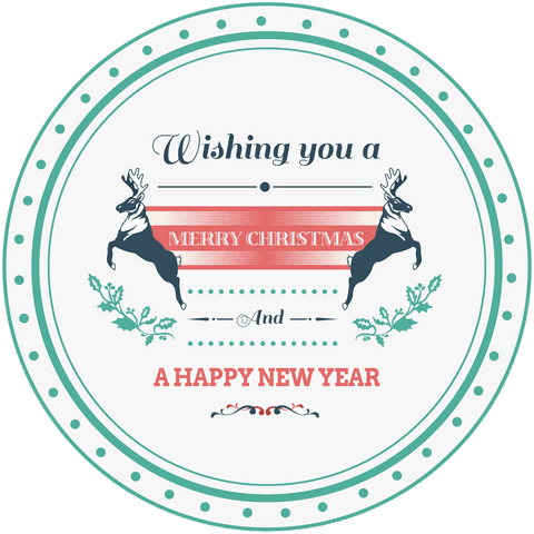 Merry Christmas and Happy New Year Banner on Transparent Background - Download Free Stock Videos Pikwizard.com