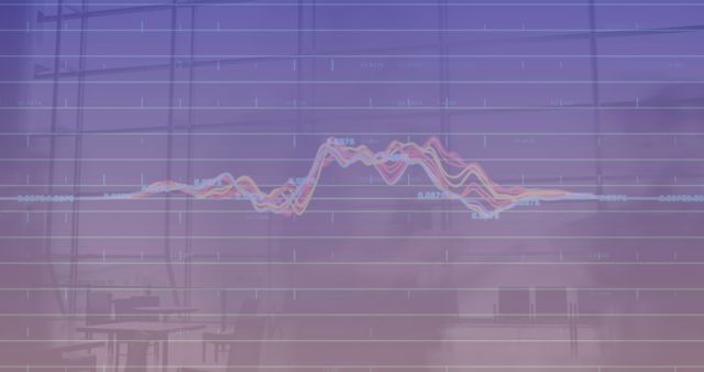 Abstract Financial Chart on Technology Background - Download Free Stock Images Pikwizard.com