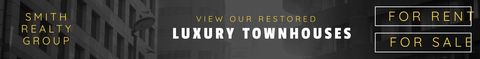 Luxury Townhouses Real Estate Banner for Premium Properties - Download Free Stock Templates Pikwizard.com