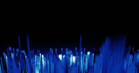 Abstract Glowing Blue Light Trails on Black Background - Download Free Stock Images Pikwizard.com