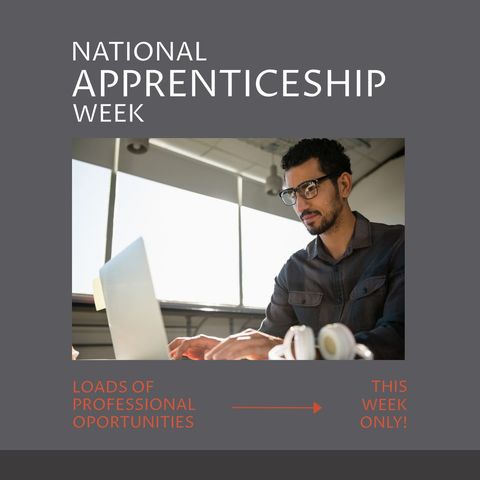 National Apprenticeship Week: Businessman Engaging in Office Tasks - Download Free Stock Templates Pikwizard.com