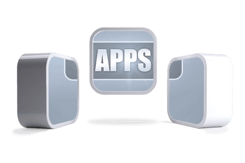 transparent apps banner with modern abstract screen design - Download Free Stock Videos Pikwizard.com