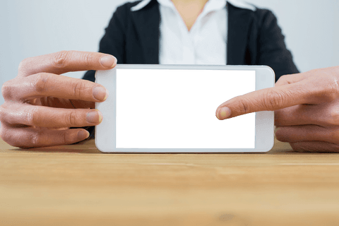 businesswoman presenting digital content on transparent tablet screen - Download Free Stock Videos Pikwizard.com
