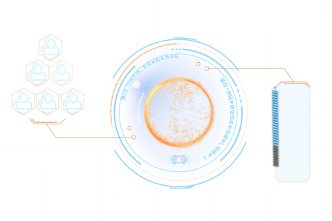 futuristic data processing interface on transparent background - Download Free Stock Videos Pikwizard.com