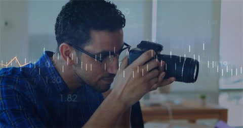 Tech Professional Photographing in Modern Workspace