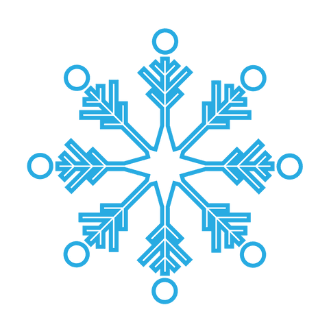 Transparent Digital Snowflake Design for Winter and Holiday Themes - Download Free Stock Videos Pikwizard.com