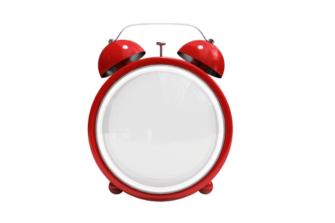 Digital Alarm Clock Illustration on Transparent Background - Download Free Stock Videos Pikwizard.com