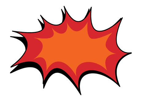 vibrant comic speech bubble on transparent background - Download Free Stock Videos Pikwizard.com