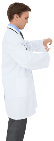 caucasian male doctor pointing transparent virtual interface - Download Free Stock Videos Pikwizard.com