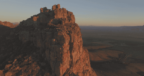 elegant rocky mountains at dusk with transparent glistening sky - Download Free Stock Videos Pikwizard.com