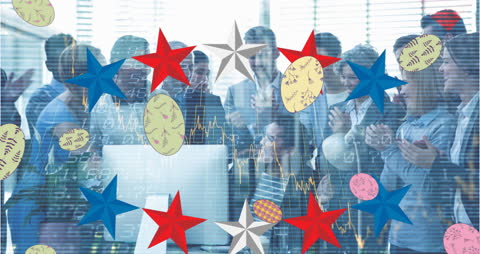 Diverse Team Analyzing Financial Data and Global Trends