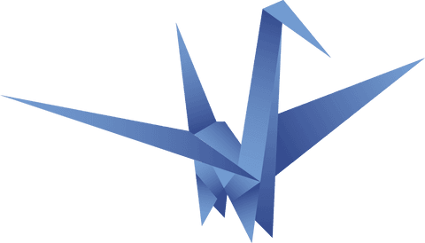 blue origami bird on transparent background vector illustration - Download Free Stock Videos Pikwizard.com