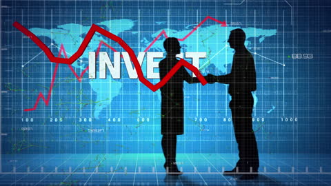 Global Business Investment Concept with Shaking Hands