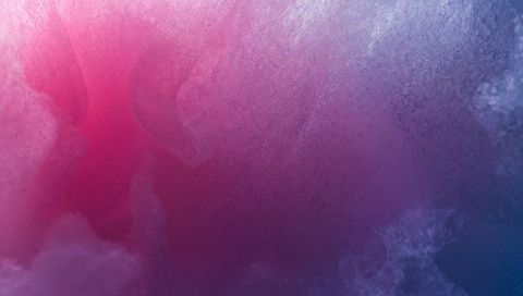 Dreamy pink to blue gradient with soft grain and ethereal texture for modern backgrounds