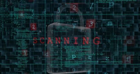 Digital security padlock monitoring data exchange