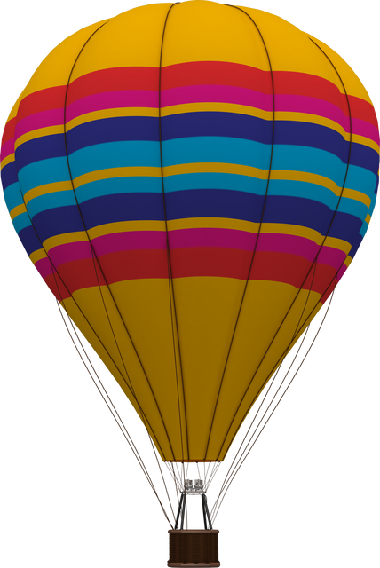 Vivid Colorful Passenger Balloon against Transparent Background - Download Free Stock Videos Pikwizard.com