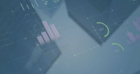 Interactive Display of Digital Financial Data Analytics - Download Free Stock Images Pikwizard.com