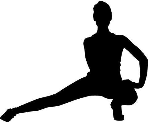 Athletic Woman Exercising Silhouette with Transparent Background - Download Free Stock Videos Pikwizard.com