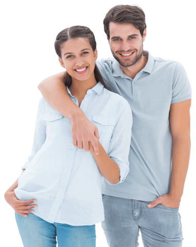transparent couple smiling warmly together in casual attire - Download Free Stock Videos Pikwizard.com