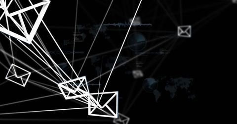Digital email communication with global networking interface