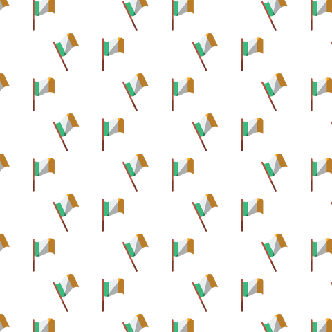 colorful geometric irish flags pattern on transparent - Download Free Stock Videos Pikwizard.com
