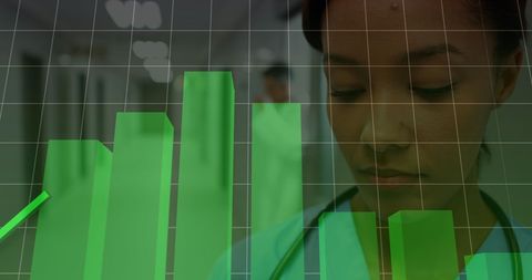 Medical Professional Analyzing Healthcare Data