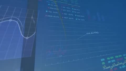 Financial Dashboard Illustrating Growth Trends with Data Analysis