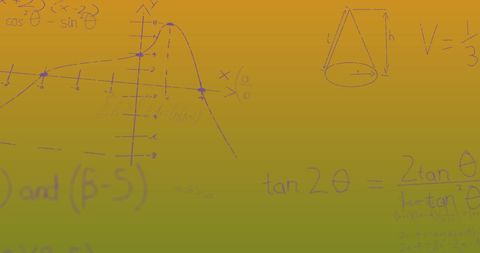 Complex Mathematical Formulas on Gradient Background - Download Free Stock Images Pikwizard.com