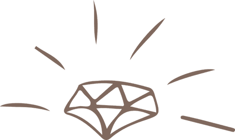 Minimalist diamond radiating lines on transparent background illustration