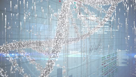 Intricate Animation of Medical Data Interfacing with Human DNA Model