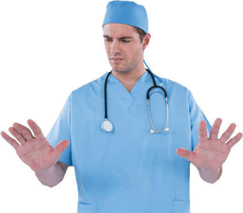 Transparent Surgeon Using Futuristic Technology in Medical Setting - Download Free Stock Videos Pikwizard.com