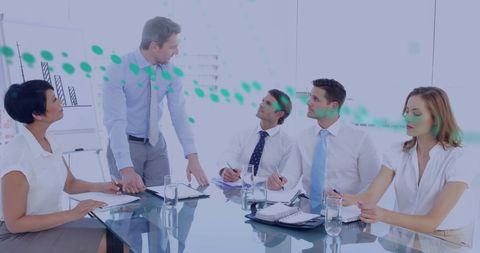 Business Team Discussing Financial Data in Modern Office Meeting - Download Free Stock Images Pikwizard.com