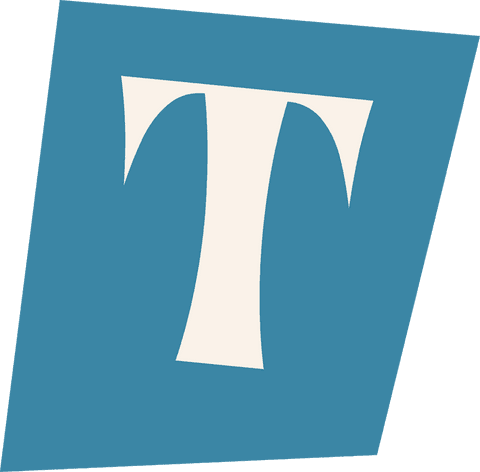 cream letter t on blue quadrilateral with transparent background - Download Free Stock Videos Pikwizard.com