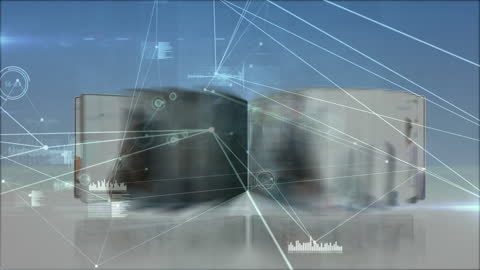 Animation of Business Networking in Futurescape Overlay