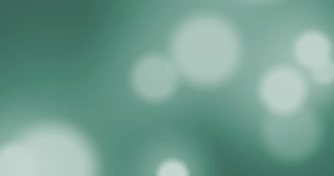 Abstract Festive Snowflakes on Green Baseline