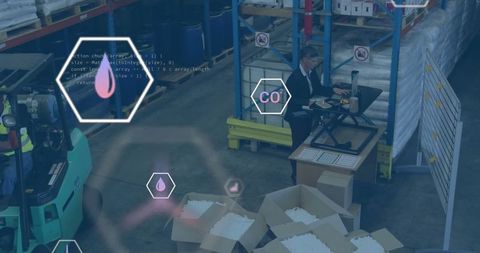 Warehouse Coordination with Logistics Manager and Forklift Operator