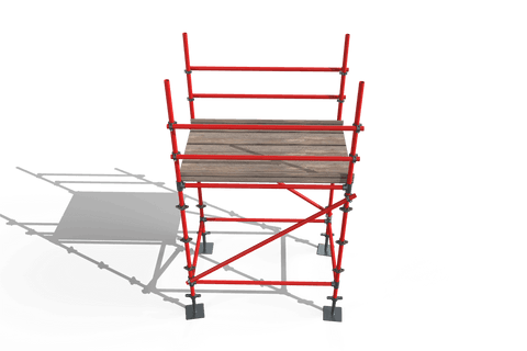 transparent 3d scaffolding structure with red frame - Download Free Stock Videos Pikwizard.com
