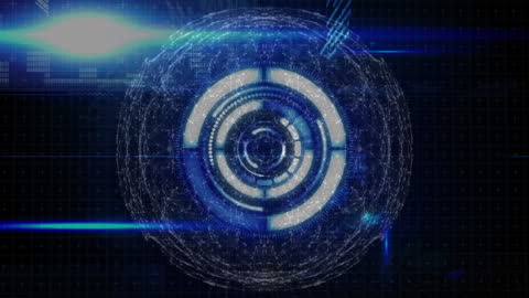 Futuristic Scope Scanning Concept with Digital Networks