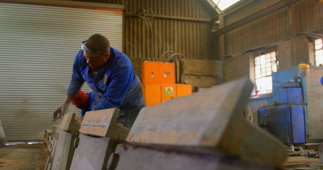 Industrial Worker Inspecting Machinery in Factory - Download Free Stock Images Pikwizard.com