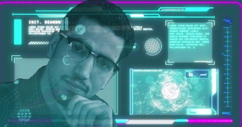 Innovative Data Analysis with Digital Interface Overlay - Download Free Stock Images Pikwizard.com