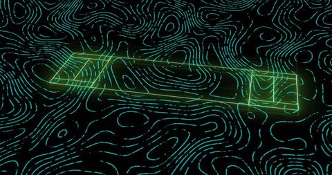 Neon Green Glowing Lines on Technological Digital Grid - Download Free Stock Images Pikwizard.com