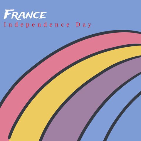 colorful france independence day celebration design concept - Download Free Stock Templates Pikwizard.com
