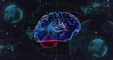 Futuristic Brain Model in Digital Data Space