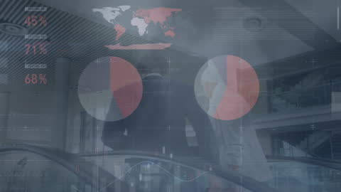 Futuristic Business Analytics Concept with Diverse Professionals