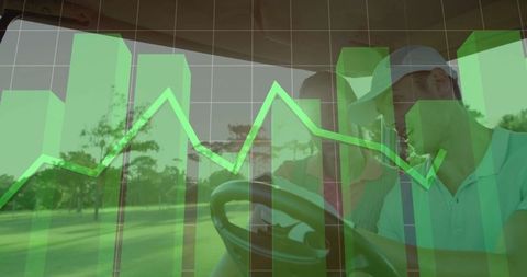 Golf enthusiasts collaboration with economic growth overlay