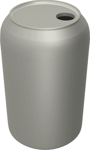 Gray Transparent Soda Can Close Up with Tab Open - Download Free Stock Videos Pikwizard.com