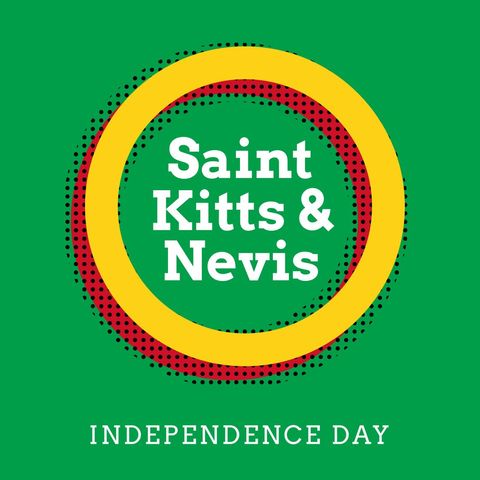Saint Kitts and Nevis Independence Day Celebration Illustration - Download Free Stock Templates Pikwizard.com